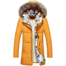 Load image into Gallery viewer, White Down Jacket 2019 Women Winter Sweater Jacket Long Fur Parka Warm Plus Size Outwear - Lifestyles Intra Asia