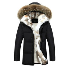 Load image into Gallery viewer, White Down Jacket 2019 Women Winter Sweater Jacket Long Fur Parka Warm Plus Size Outwear - Lifestyles Intra Asia