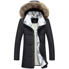 Load image into Gallery viewer, White Down Jacket 2019 Women Winter Sweater Jacket Long Fur Parka Warm Plus Size Outwear - Lifestyles Intra Asia