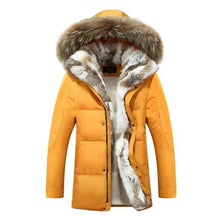 Load image into Gallery viewer, White Down Jacket 2019 Women Winter Sweater Jacket Long Fur Parka Warm Plus Size Outwear - Lifestyles Intra Asia