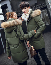 Load image into Gallery viewer, New Arrival Parkas Fashion Coats Women Winter Sweater Fur Collar Hood Warm Cotton Coat Women Clothes - Lifestyles Intra Asia