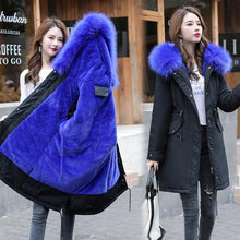 Load image into Gallery viewer, New Arrival Parkas Fashion Coats Women Winter Sweater Fur Collar Hood Warm Cotton Coat Women Clothes - Lifestyles Intra Asia