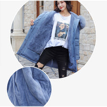 Load image into Gallery viewer, New Arrival Parkas Fashion Coats Women Winter Sweater Fur Collar Hood Warm Cotton Coat Women Clothes - Lifestyles Intra Asia