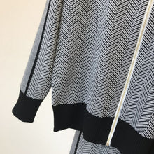 Load image into Gallery viewer, Fashion Kniteed Jacket Short Coat Slim Long Pant Tracksuit Woman Winter Clothes - Lifestyles Intra Asia