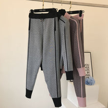 Load image into Gallery viewer, Fashion Kniteed Jacket Short Coat Slim Long Pant Tracksuit Woman Winter Clothes - Lifestyles Intra Asia