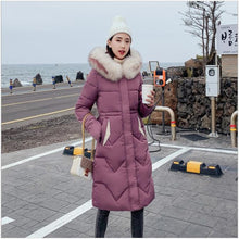 Load image into Gallery viewer, New Arrival Parkas Fashion Coats Women Winter Sweater Fur Collar Hood Warm Cotton Coat Women Clothes - Lifestyles Intra Asia