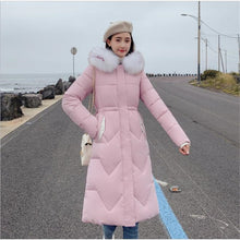 Load image into Gallery viewer, New Arrival Parkas Fashion Coats Women Winter Sweater Fur Collar Hood Warm Cotton Coat Women Clothes - Lifestyles Intra Asia
