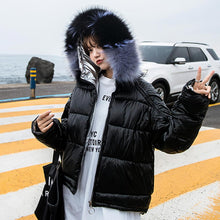 Load image into Gallery viewer, New Arrival Parkas Fashion Coats Women Winter Sweater Fur Collar Hood Warm Cotton Coat Women Clothes - Lifestyles Intra Asia