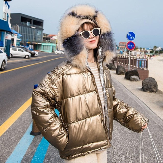 New Arrival Parkas Fashion Coats Women Winter Sweater Fur Collar Hood Warm Cotton Coat Women Clothes - Lifestyles Intra Asia