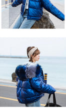 Load image into Gallery viewer, New Arrival Parkas Fashion Coats Women Winter Sweater Fur Collar Hood Warm Cotton Coat Women Clothes - Lifestyles Intra Asia