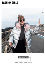 Load image into Gallery viewer, New Arrival Parkas Fashion Coats Women Winter Sweater Fur Collar Hood Warm Cotton Coat Women Clothes - Lifestyles Intra Asia