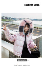 Load image into Gallery viewer, New Arrival Parkas Fashion Coats Women Winter Sweater Fur Collar Hood Warm Cotton Coat Women Clothes - Lifestyles Intra Asia