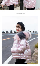 Load image into Gallery viewer, New Arrival Parkas Fashion Coats Women Winter Sweater Fur Collar Hood Warm Cotton Coat Women Clothes - Lifestyles Intra Asia