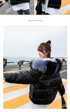 Load image into Gallery viewer, New Arrival Parkas Fashion Coats Women Winter Sweater Fur Collar Hood Warm Cotton Coat Women Clothes - Lifestyles Intra Asia