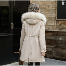 Load image into Gallery viewer, New Arrival Parkas Fashion Coats Women Winter Sweater Fur Collar Hood Warm Cotton Coat Women Clothes - Lifestyles Intra Asia