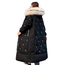 Load image into Gallery viewer, 2019 Long Winter Women&#39;s Down Coat Thicken Female Down Jacket Hooded With Fur Collar Coat Oversize Long Ladies - Lifestyles Intra Asia