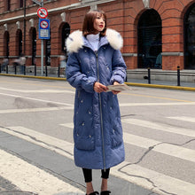 Load image into Gallery viewer, 2019 Long Winter Women&#39;s Down Coat Thicken Female Down Jacket Hooded With Fur Collar Coat Oversize Long Ladies - Lifestyles Intra Asia