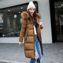 Load image into Gallery viewer, New Arrival Parkas Fashion Coats Women Winter Sweater Fur Collar Hood Warm Cotton Coat Women Clothes - Lifestyles Intra Asia