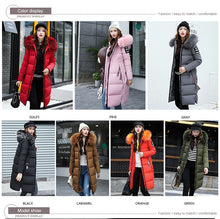 Load image into Gallery viewer, New Arrival Parkas Fashion Coats Women Winter Sweater Fur Collar Hood Warm Cotton Coat Women Clothes - Lifestyles Intra Asia