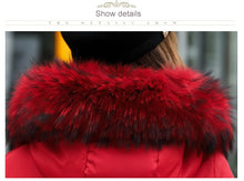 Load image into Gallery viewer, New Arrival Parkas Fashion Coats Women Winter Sweater Fur Collar Hood Warm Cotton Coat Women Clothes - Lifestyles Intra Asia