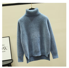 Load image into Gallery viewer, Women Knitted Turtleneck Knitwear Women Soft Thick Warm Pullover  Sweater Autumn Sweater Winter Clothes Casual Knitwear - Lifestyles Intra Asia