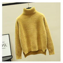 Load image into Gallery viewer, Women Knitted Turtleneck Knitwear Women Soft Thick Warm Pullover  Sweater Autumn Sweater Winter Clothes Casual Knitwear - Lifestyles Intra Asia