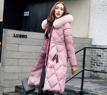 Load image into Gallery viewer, New Arrival Parkas Fashion Coats Women Winter Sweater Fur Collar Hood Warm Cotton Coat Women Clothes - Lifestyles Intra Asia