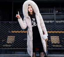Load image into Gallery viewer, New Arrival Parkas Fashion Coats Women Winter Sweater Fur Collar Hood Warm Cotton Coat Women Clothes - Lifestyles Intra Asia