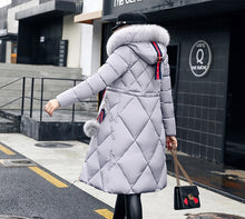 Load image into Gallery viewer, New Arrival Parkas Fashion Coats Women Winter Sweater Fur Collar Hood Warm Cotton Coat Women Clothes - Lifestyles Intra Asia