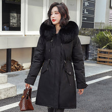 Load image into Gallery viewer, New Arrival Parkas Fashion Coats Women Winter Sweater Fur Collar Hood Warm Cotton Coat Women Clothes - Lifestyles Intra Asia
