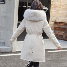 Load image into Gallery viewer, New Arrival Parkas Fashion Coats Women Winter Sweater Fur Collar Hood Warm Cotton Coat Women Clothes - Lifestyles Intra Asia