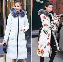Load image into Gallery viewer, New Arrival Parkas Fashion Coats Women Winter Sweater Fur Collar Hood Warm Cotton Coat Women Clothes - Lifestyles Intra Asia