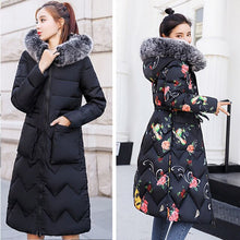 Load image into Gallery viewer, New Arrival Parkas Fashion Coats Women Winter Sweater Fur Collar Hood Warm Cotton Coat Women Clothes - Lifestyles Intra Asia