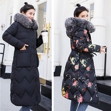 Load image into Gallery viewer, New Arrival Parkas Fashion Coats Women Winter Sweater Fur Collar Hood Warm Cotton Coat Women Clothes - Lifestyles Intra Asia