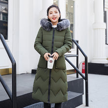 Load image into Gallery viewer, New Arrival Parkas Fashion Coats Women Winter Sweater Fur Collar Hood Warm Cotton Coat Women Clothes - Lifestyles Intra Asia