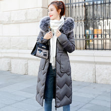 Load image into Gallery viewer, New Arrival Parkas Fashion Coats Women Winter Sweater Fur Collar Hood Warm Cotton Coat Women Clothes - Lifestyles Intra Asia