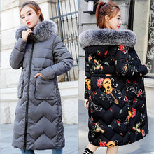 Load image into Gallery viewer, New Arrival Parkas Fashion Coats Women Winter Sweater Fur Collar Hood Warm Cotton Coat Women Clothes - Lifestyles Intra Asia