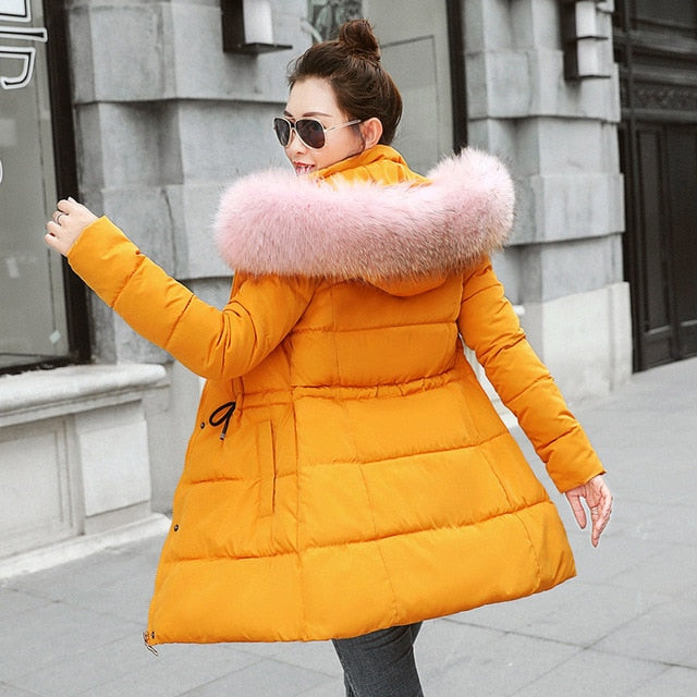 winter jackets women 2019 fashion slim fit long women parka warm down jackets coat women winter clothes hooded jacket women coat - Lifestyles Intra Asia