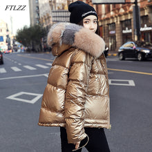 Load image into Gallery viewer, New Arrival Parkas Fashion Coats Women Winter Sweater Fur Collar Hood Warm Cotton Coat Women Clothes - Lifestyles Intra Asia