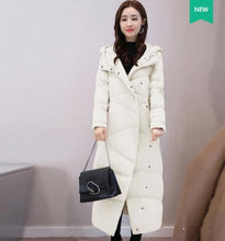 Load image into Gallery viewer, Winter Jacket Women 2018 New Fashion Hooded White Duck Down Jacket Thicken Warm Loose Parkas Women Long Down Coat - Lifestyles Intra Asia