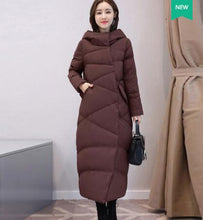 Load image into Gallery viewer, Winter Jacket Women 2018 New Fashion Hooded White Duck Down Jacket Thicken Warm Loose Parkas Women Long Down Coat - Lifestyles Intra Asia