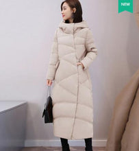 Load image into Gallery viewer, Winter Jacket Women 2018 New Fashion Hooded White Duck Down Jacket Thicken Warm Loose Parkas Women Long Down Coat - Lifestyles Intra Asia