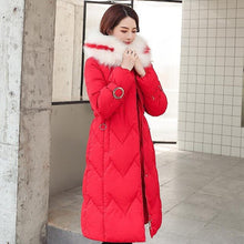 Load image into Gallery viewer, New Arrival Parkas Fashion Coats Women Winter Sweater Fur Collar Hood Warm Cotton Coat Women Clothes - Lifestyles Intra Asia
