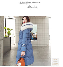 Load image into Gallery viewer, New Arrival Parkas Fashion Coats Women Winter Sweater Fur Collar Hood Warm Cotton Coat Women Clothes - Lifestyles Intra Asia