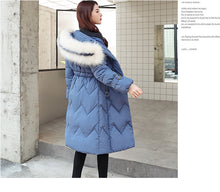 Load image into Gallery viewer, New Arrival Parkas Fashion Coats Women Winter Sweater Fur Collar Hood Warm Cotton Coat Women Clothes - Lifestyles Intra Asia