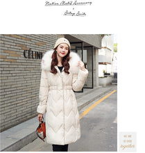 Load image into Gallery viewer, New Arrival Parkas Fashion Coats Women Winter Sweater Fur Collar Hood Warm Cotton Coat Women Clothes - Lifestyles Intra Asia