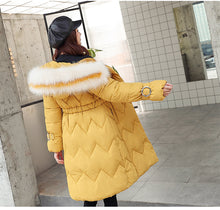 Load image into Gallery viewer, New Arrival Parkas Fashion Coats Women Winter Sweater Fur Collar Hood Warm Cotton Coat Women Clothes - Lifestyles Intra Asia