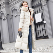 Load image into Gallery viewer, New Arrival Parkas Fashion Coats Women Winter Sweater Fur Collar Hood Warm Cotton Coat Women Clothes - Lifestyles Intra Asia