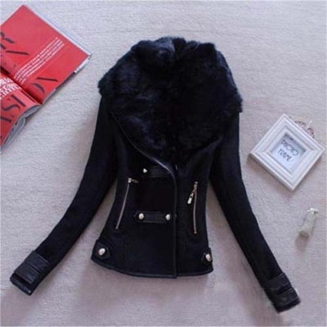 New Arrival Parkas Fashion Coats Women Winter Sweater Fur Collar Hood Warm Cotton Coat Women Clothes - Lifestyles Intra Asia