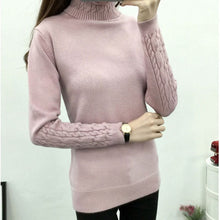 Load image into Gallery viewer, Women Turtleneck Sweaters Winter Pullover Warm Knitted Cashmere Long Sleeve Sweater Women Clothes - Lifestyles Intra Asia